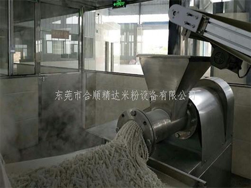 原來大型米粉生產線能實現自動化運行連續(xù)化生產