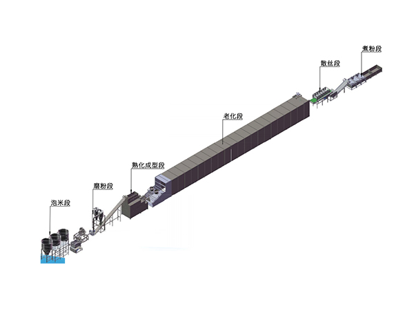 干漿工藝水鮮米粉（米線(xiàn)）自動(dòng)化生產(chǎn)線(xiàn)800型